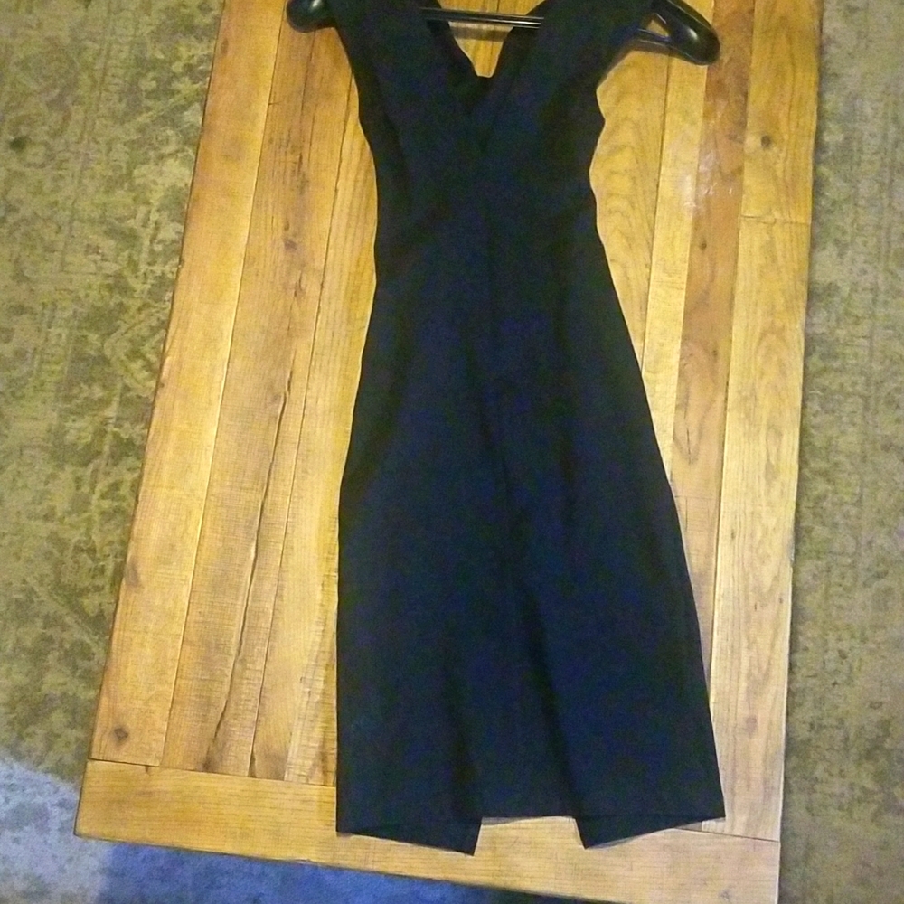 Black, sexy, cut out back dress